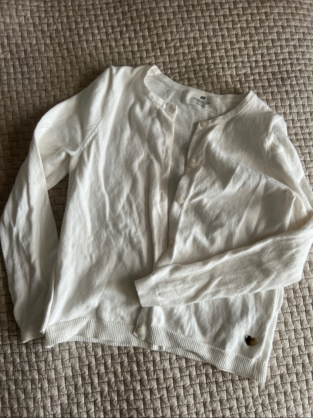Girl’s H&M basic cardigan. Size 6X/7